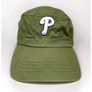 Philadelphia Phillies McDonalds Pill Box Hat Cadet Cap Adjustable Green Rare